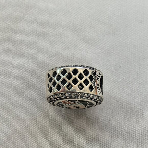 Pandora Disney Parks Mickey Mouse Holiday Christmas Charm, S925 Silver Jewelry - Picture 3 of 4